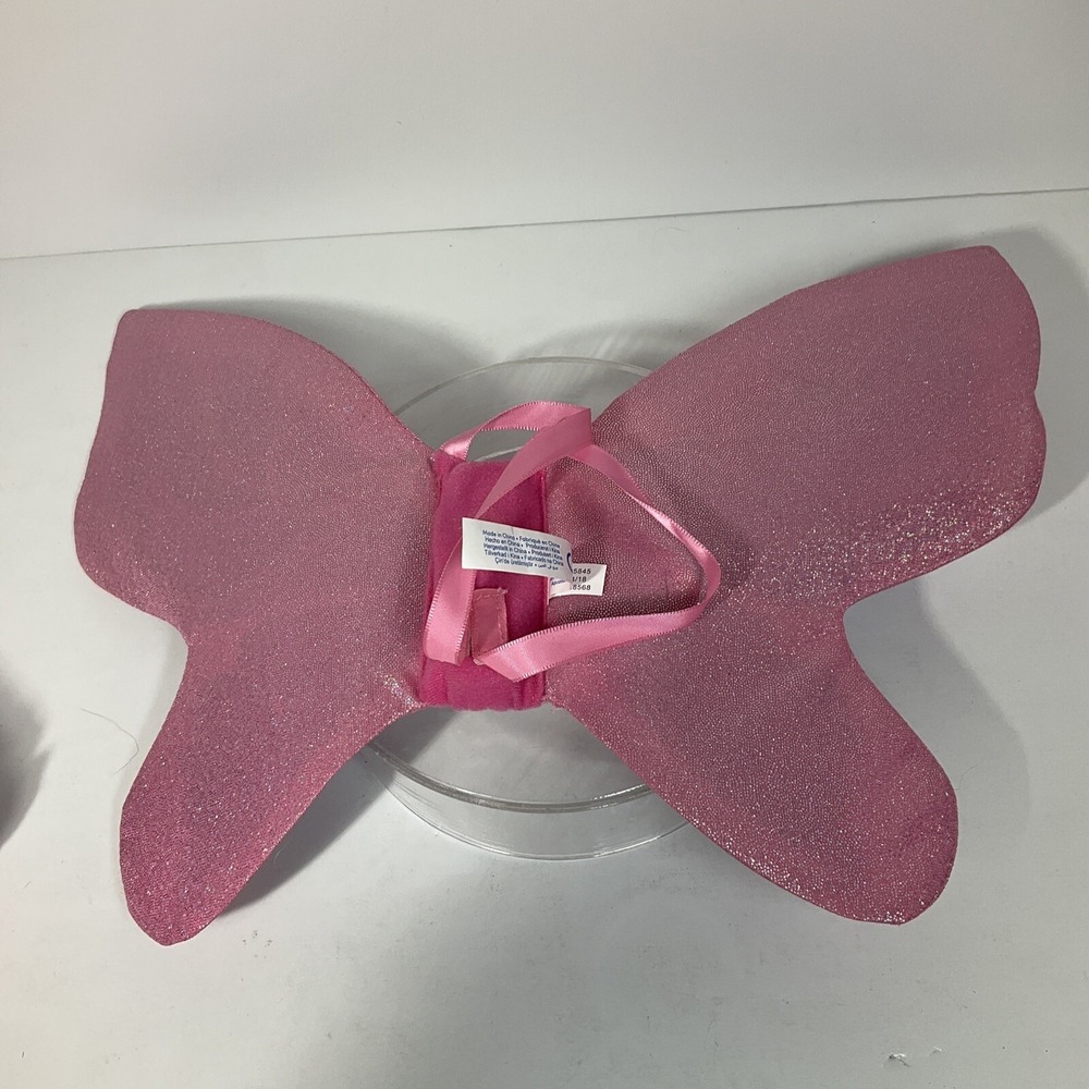 Build a Bear Pink Fairy Butterfly‎ Bear With Wings 15" Soft Stuffed Plush BAB - Picture 15 of 16